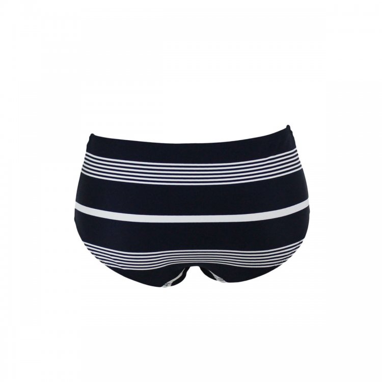 Navy Striped Bow Tie Sash Swim Briefs