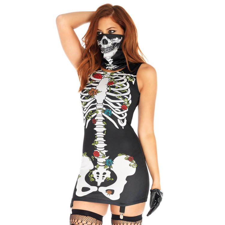 Scary Skeleton Cosplay Halloween Costume