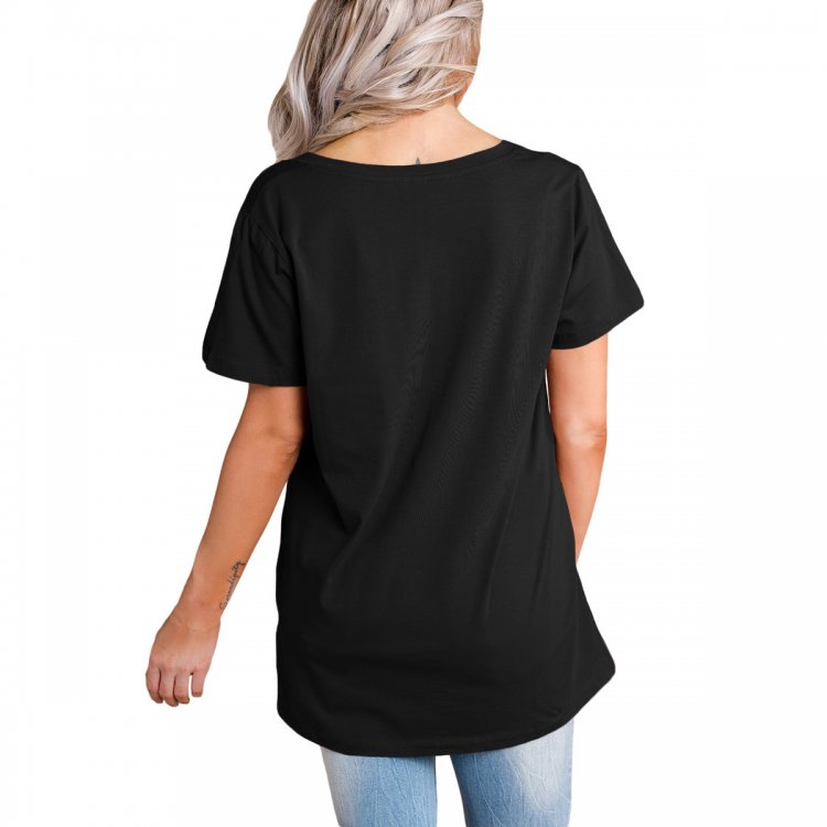 Black Loose Fit Basic T-Shirt