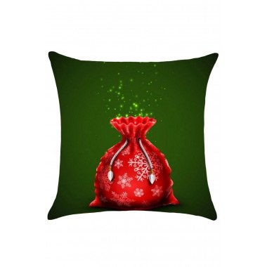Christmas Gift Bag Pattern Decorative Pillow Case
