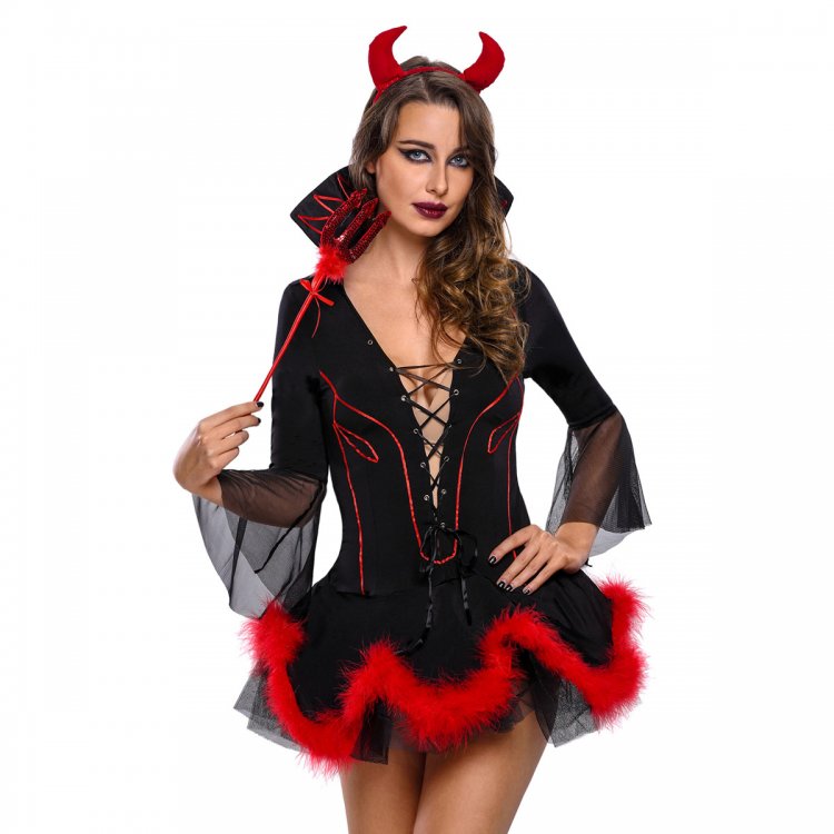 Plus Size Miss Iblis Devil Costume