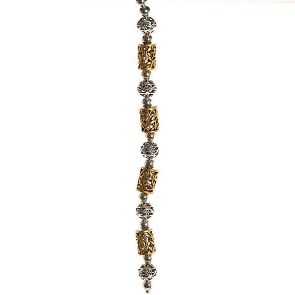Trend strung beads, metal hollow butterfly