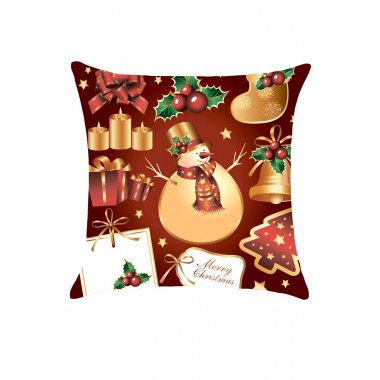 Christmas Decorations Pattern Throw Pillow Case