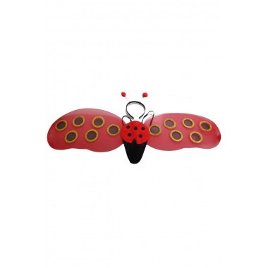 Ladybug Headband & Wings Costume Accessory