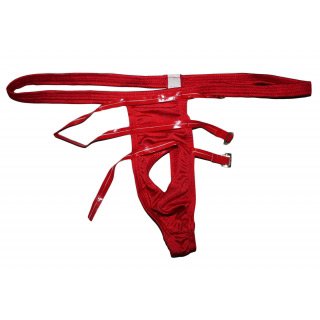 Red Erotic Mens Underwear