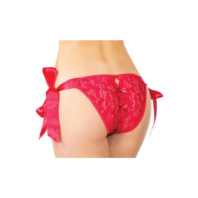 Sexy Women Red Lace Panty