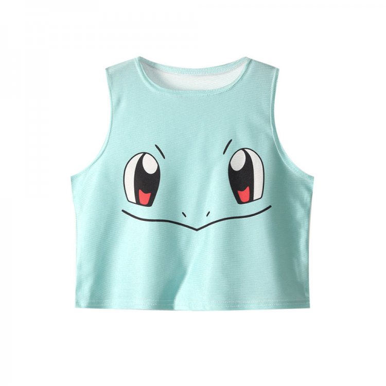 Angry Squirtle Crop Top