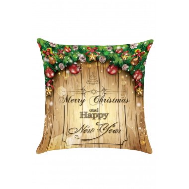 Merry Christmas Decorations Pattern Throw Pillow Case