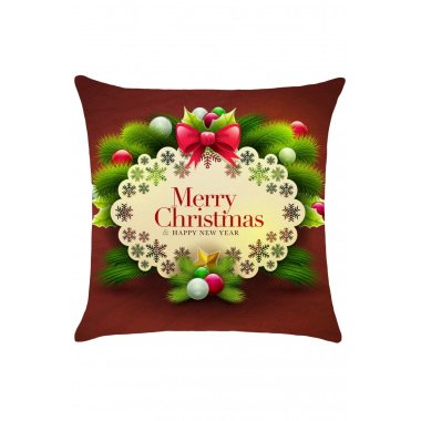 Merry Christmas&Happy New Year Cushion Pillowcase