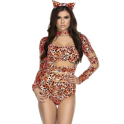 Charming Cheetah Sexy Cat Costume