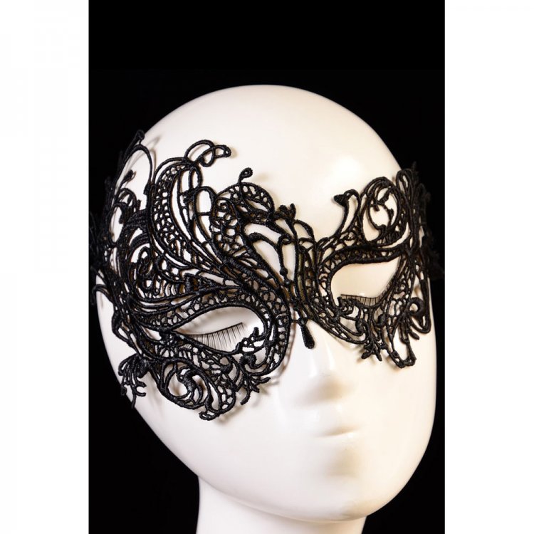 Halloween Masquerade Party Gothic Black Lace Mask