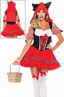 The Sexy Red Riding Wolf Womens Costume