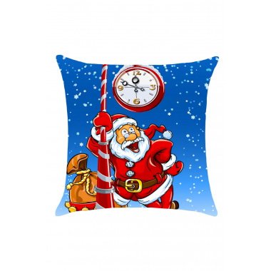 Christmas Holiday Ornaments Red Throw Pillowcase