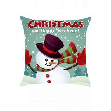 Christmas and Happy New Year Print Pillowslip