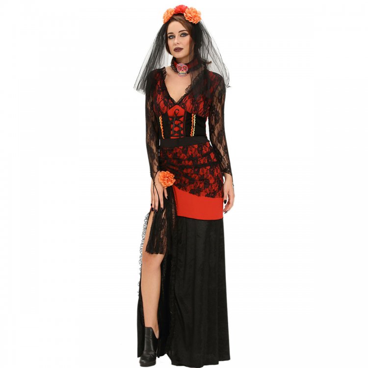 Day of The Dead Diva Halloween Costume